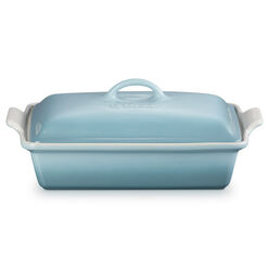 Le Creuset Heritage Covered Rectangular Dish 33cm - Sea Salt
